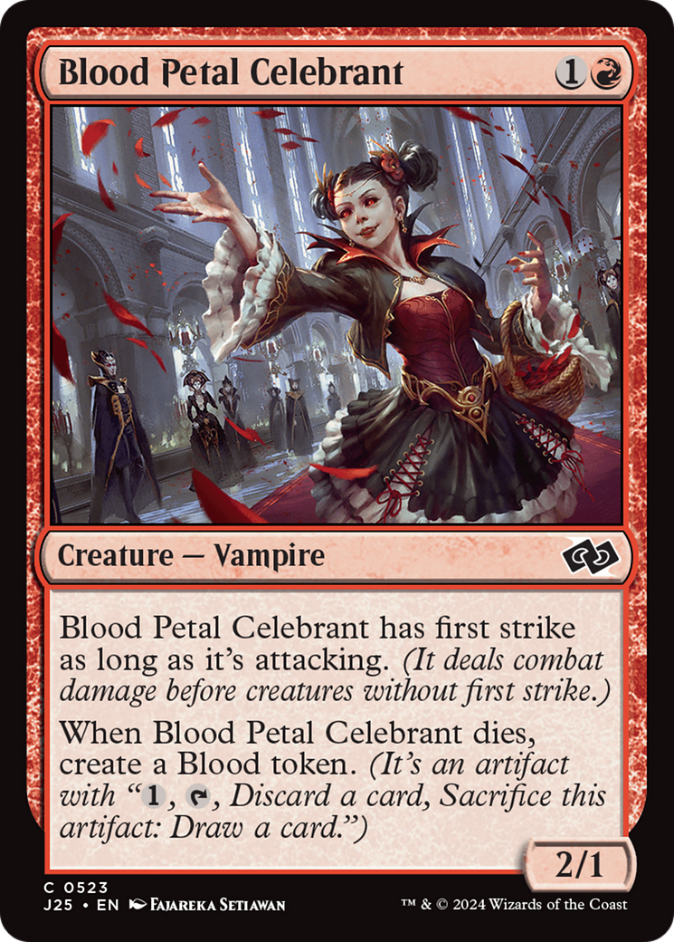 Blood Petal Celebrant [Foundations Jumpstart] | The CG Realm