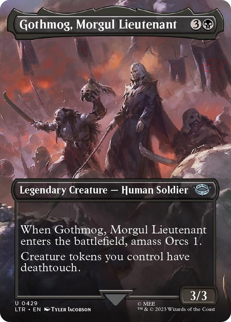 Gothmog, Morgul Lieutenant (Borderless Alternate Art) [The Lord of the Rings: Tales of Middle-Earth] | The CG Realm