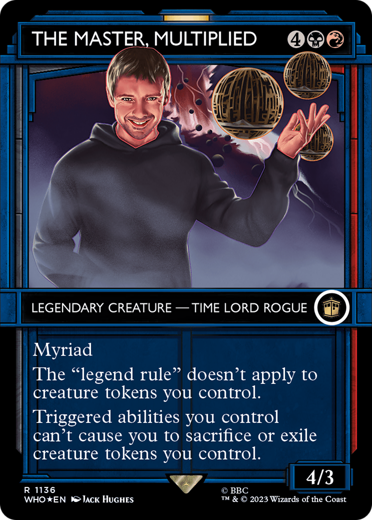 The Master, Multiplied (Showcase) (Surge Foil) [Doctor Who] | The CG Realm