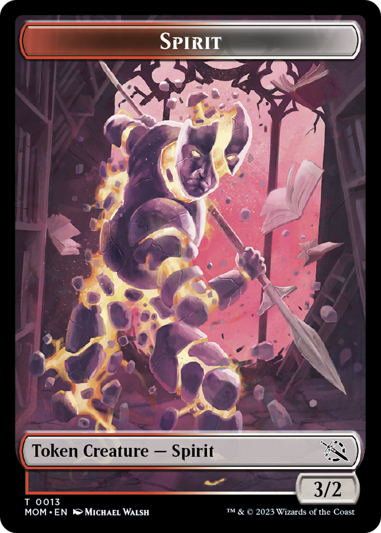 Spirit Token (13) [March of the Machine Tokens] | The CG Realm