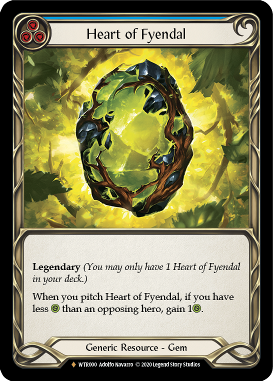 Heart of Fyendal [U-WTR000] (Welcome to Rathe Unlimited)  Unlimited Rainbow Foil | The CG Realm