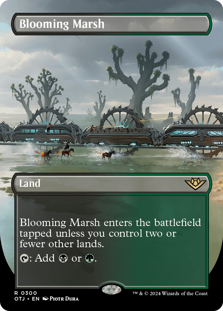 Blooming Marsh (Borderless) [Outlaws of Thunder Junction] | The CG Realm