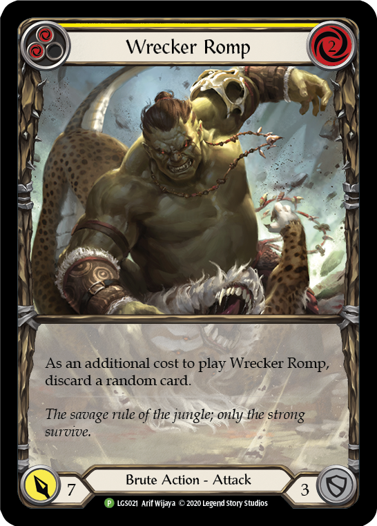 Wrecker Romp (Yellow) [LGS021] (Promo)  Rainbow Foil | The CG Realm