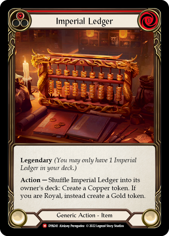 Imperial Ledger [DYN241] (Dynasty)  Cold Foil | The CG Realm