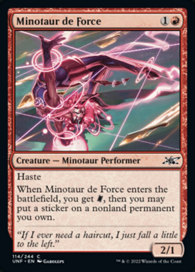 Minotaur de Force [Unfinity] | The CG Realm