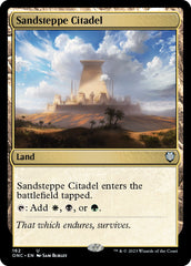 Sandsteppe Citadel [Phyrexia: All Will Be One Commander] | The CG Realm