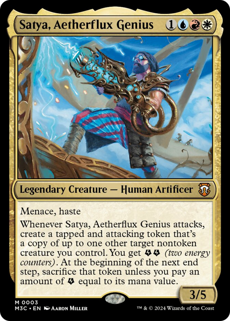 Satya, Aetherflux Genius [Modern Horizons 3 Commander] | The CG Realm