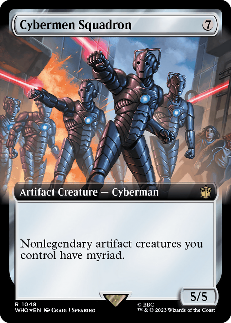 Cybermen Squadron (Extended Art) (Surge Foil) [Doctor Who] | The CG Realm