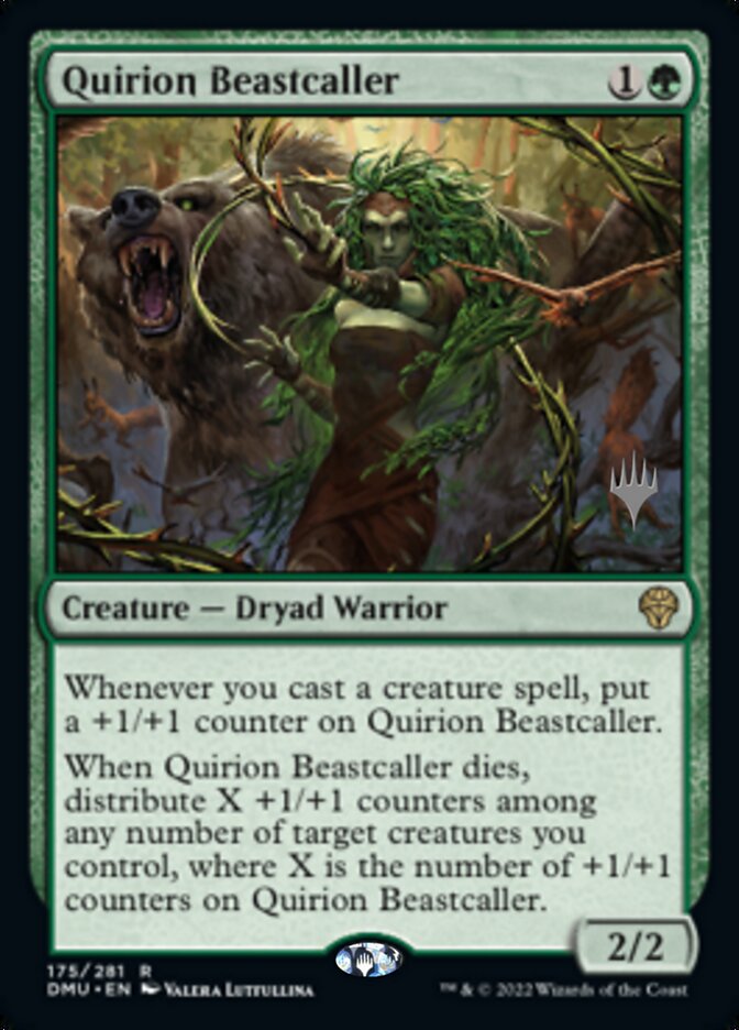 Quirion Beastcaller (Promo Pack) [Dominaria United Promos] | The CG Realm