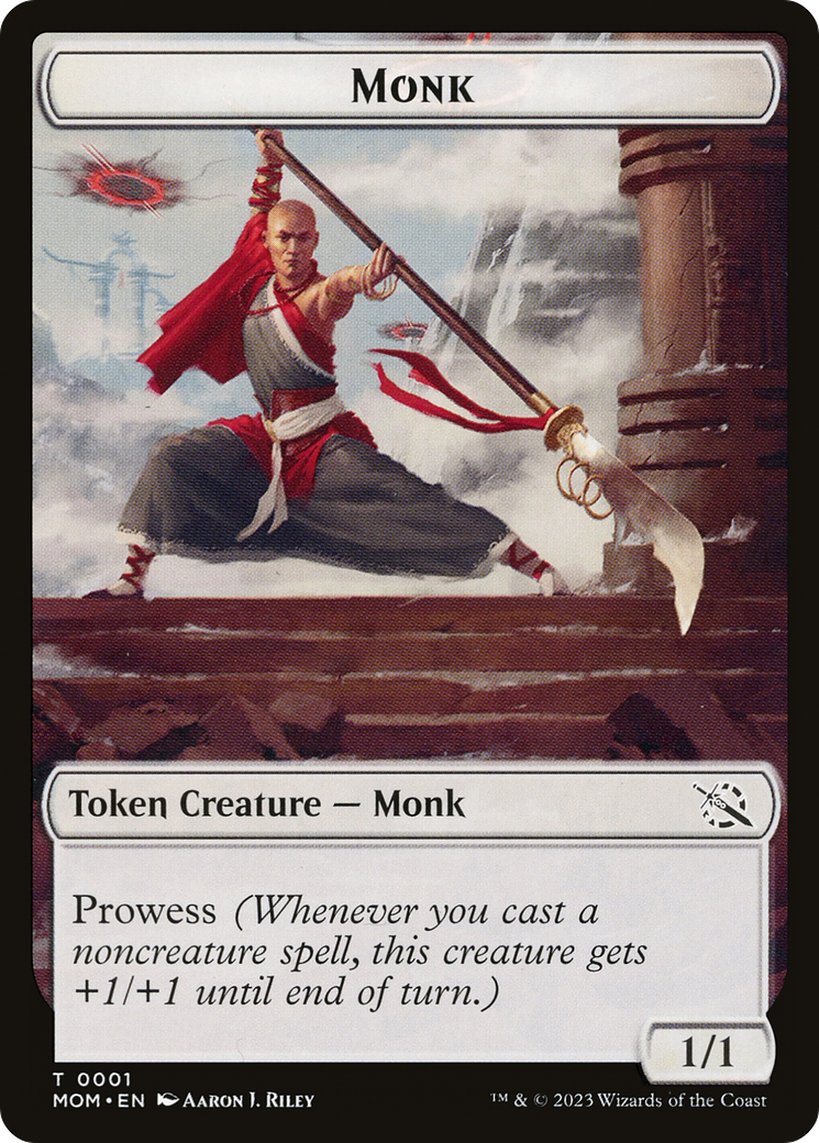 Monk // Phyrexian Saproling Double-Sided Token [March of the Machine Tokens] | The CG Realm