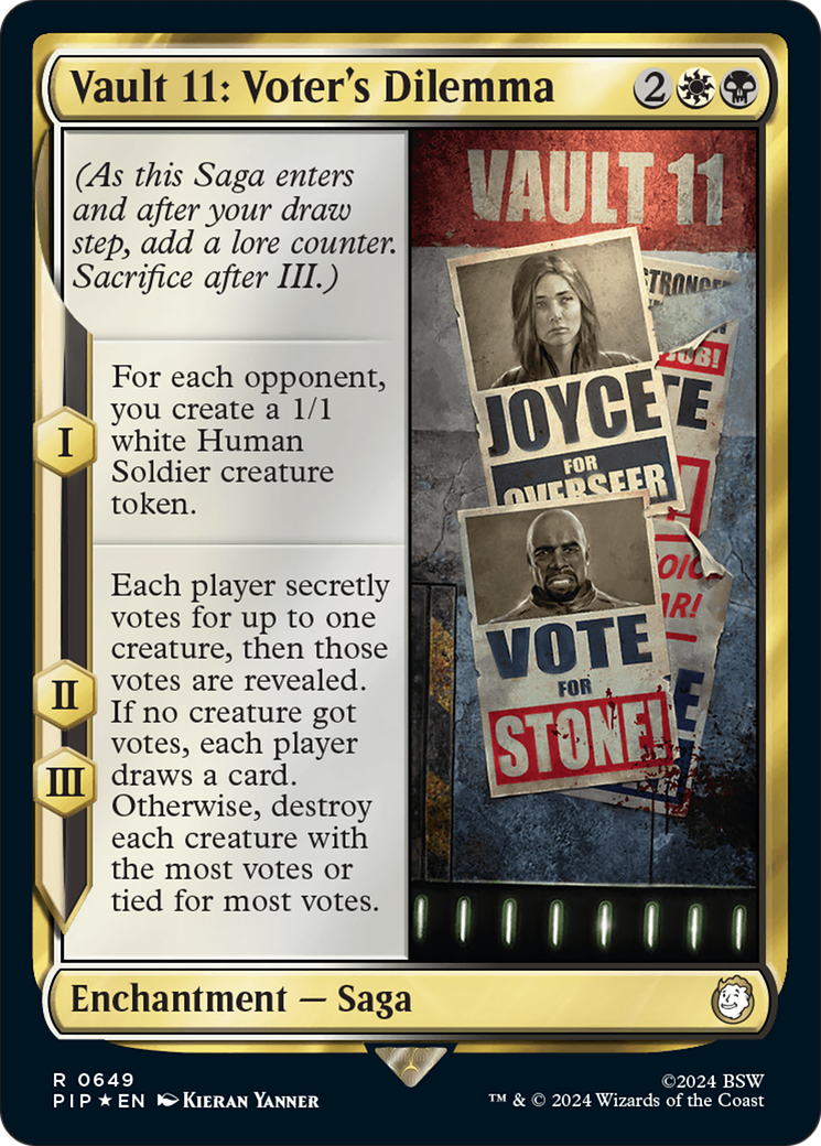 Vault 11: Voter's Dilemna (Surge Foil) [Fallout] | The CG Realm