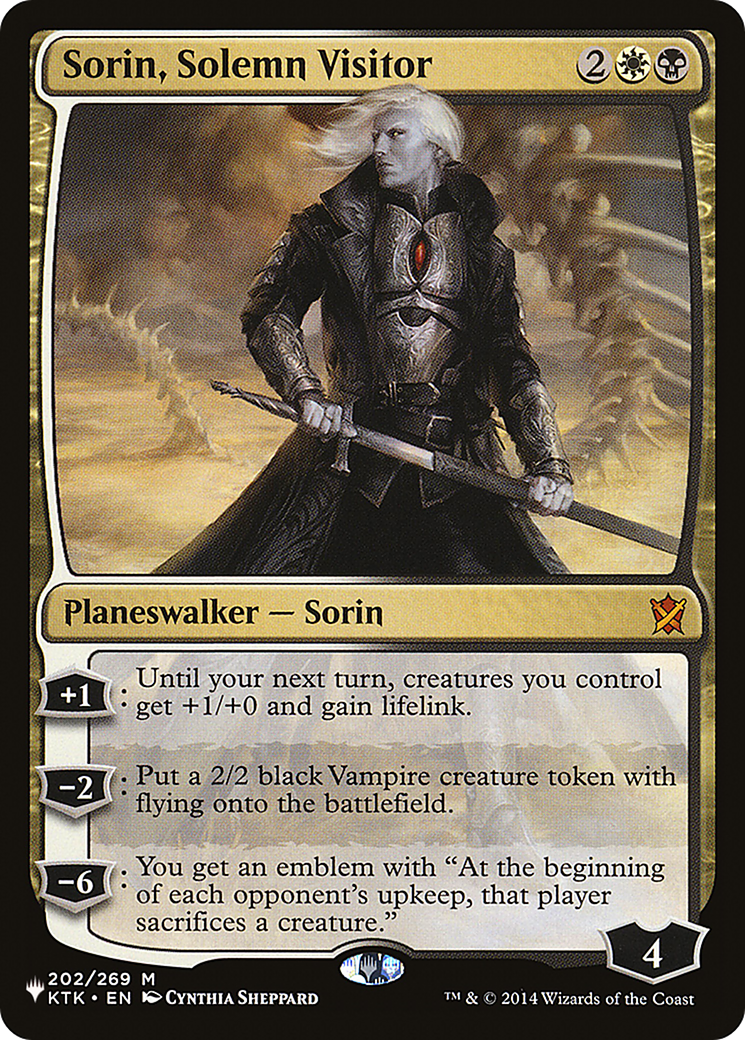 Sorin, Solemn Visitor [The List Reprints] | The CG Realm