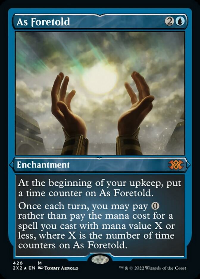 As Foretold (Foil Etched) [Double Masters 2022] | The CG Realm