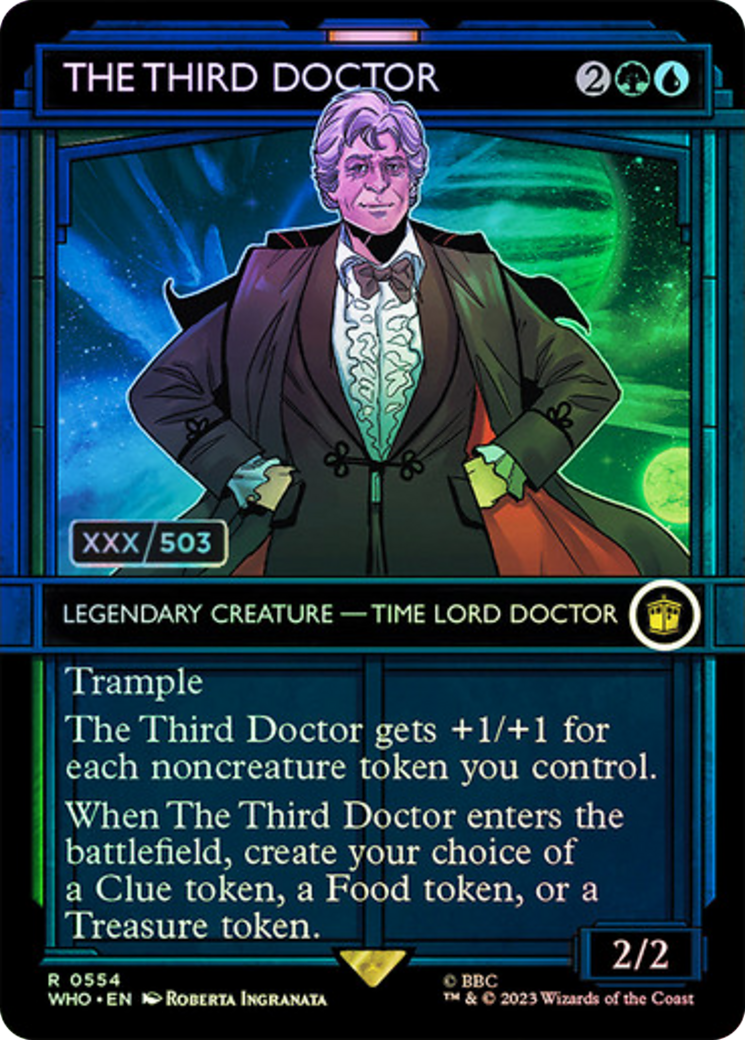 The Third Doctor (Serial Numbered) [Doctor Who] | The CG Realm