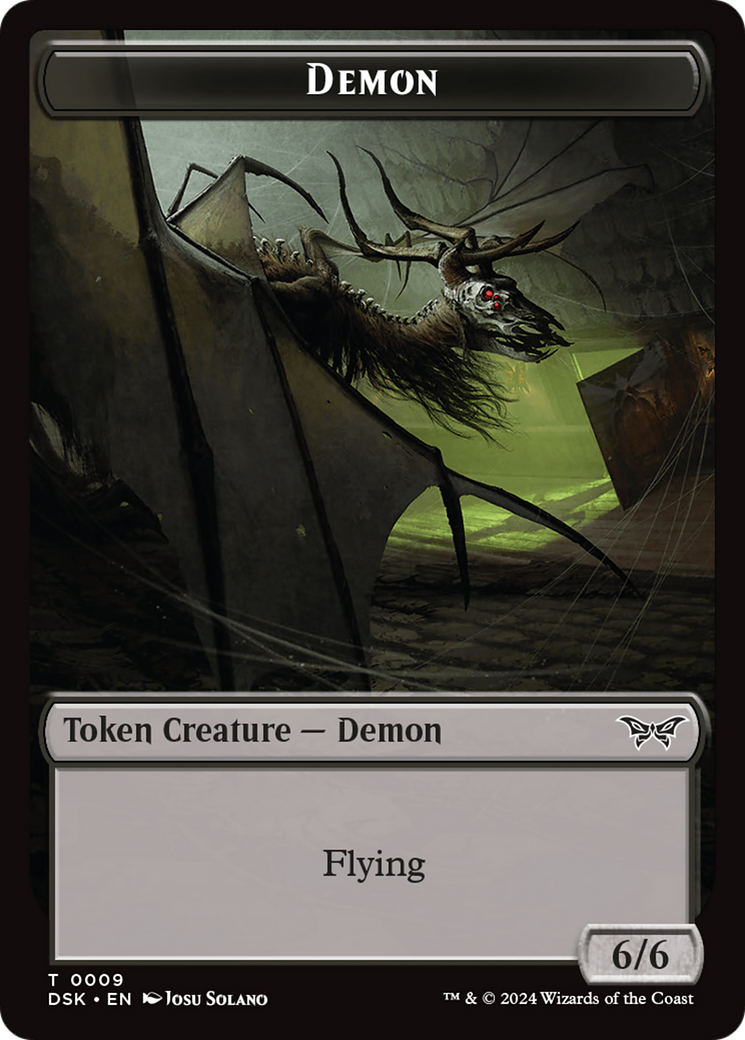 Demon Token [Duskmourn: House of Horror Tokens] | The CG Realm