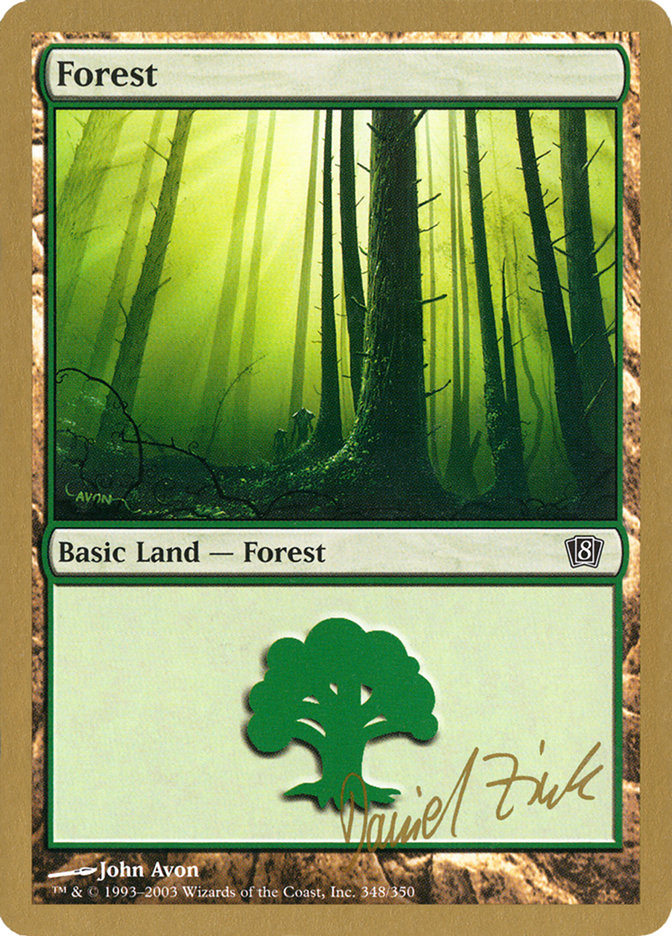 Forest (dz348) (Daniel Zink) [World Championship Decks 2003] | The CG Realm