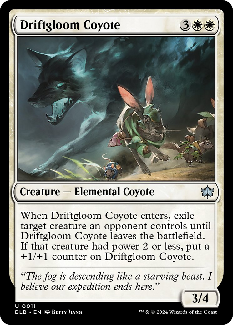 Driftgloom Coyote [Bloomburrow] | The CG Realm