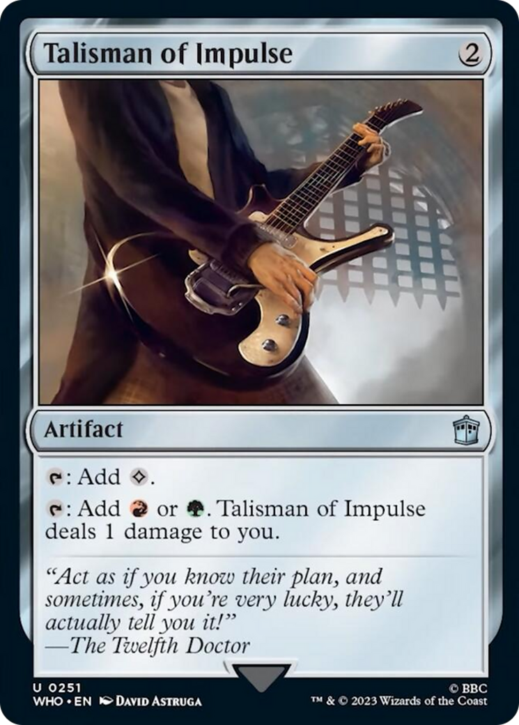 Talisman of Impulse [Doctor Who] | The CG Realm