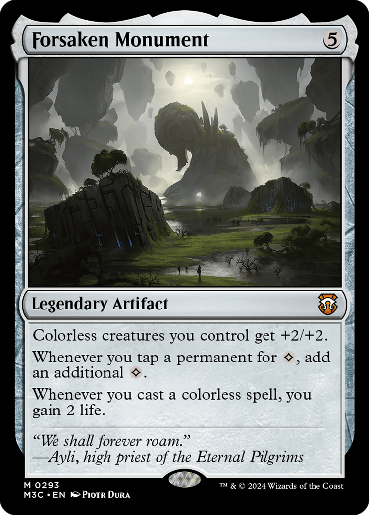 Forsaken Monument (Ripple Foil) [Modern Horizons 3 Commander] | The CG Realm