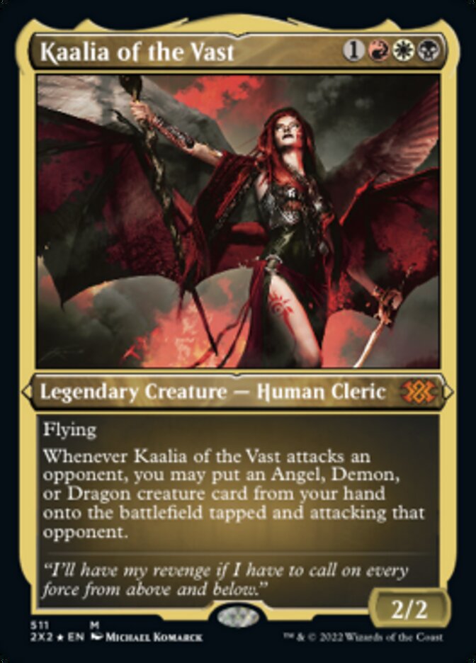 Kaalia of the Vast (Foil Etched) [Double Masters 2022] | The CG Realm