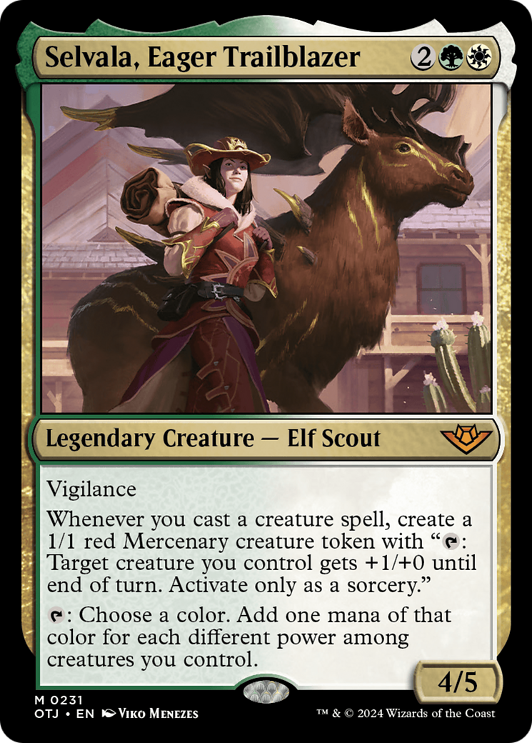 Selvala, Eager Trailblazer [Outlaws of Thunder Junction] | The CG Realm