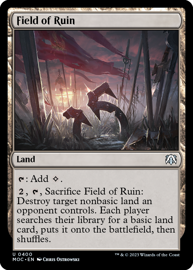 Field of Ruin [March of the Machine Commander] | The CG Realm