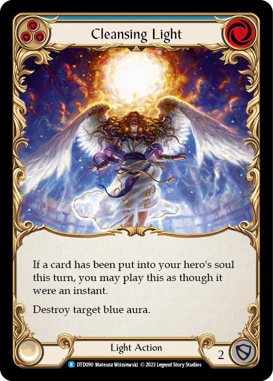 Cleansing Light (Blue) [DTD090] (Dusk Till Dawn)  Rainbow Foil | The CG Realm