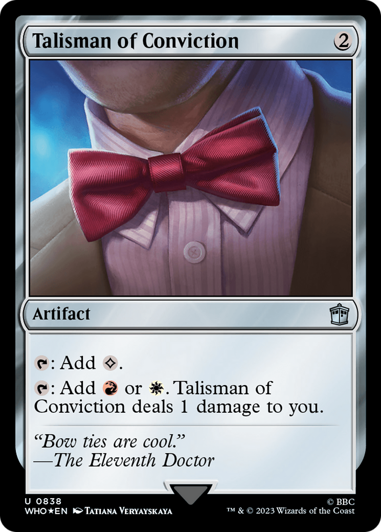 Talisman of Conviction (Surge Foil) [Doctor Who] | The CG Realm