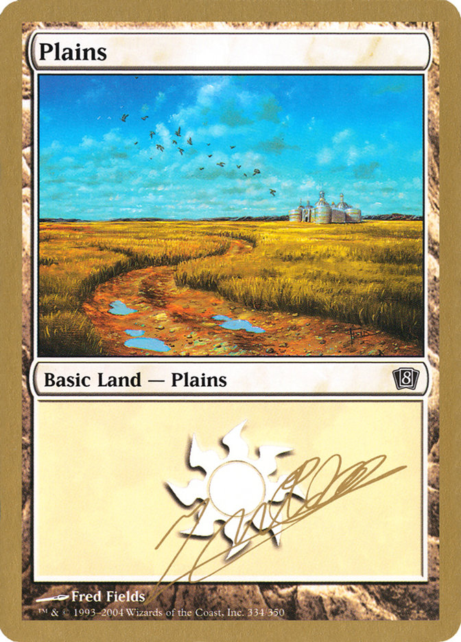 Plains (jn334) (Julien Nuijten) [World Championship Decks 2004] | The CG Realm