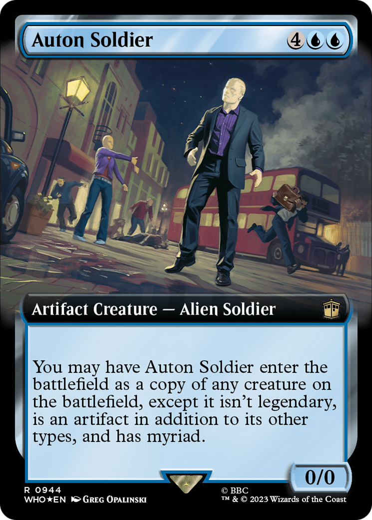 Auton Soldier (Extended Art) (Surge Foil) [Doctor Who] | The CG Realm