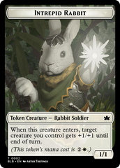 Bat // Intrepid Rabbit Double-Sided Token [Bloomburrow Tokens] | The CG Realm