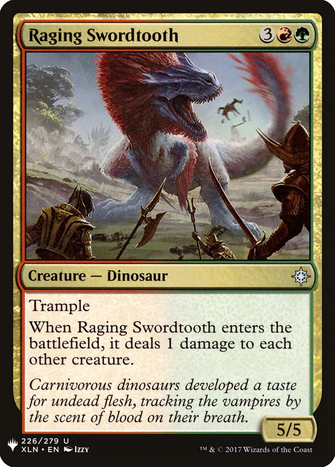 Raging Swordtooth [Mystery Booster] | The CG Realm