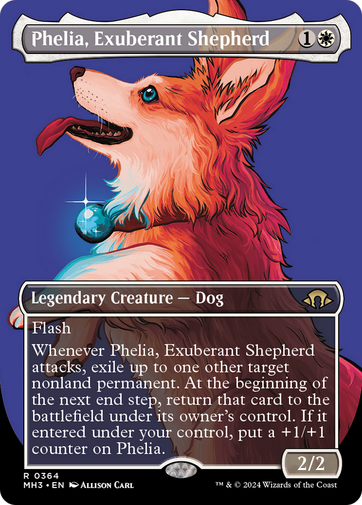 Phelia, Exuberant Shepherd (Borderless) [Modern Horizons 3] | The CG Realm