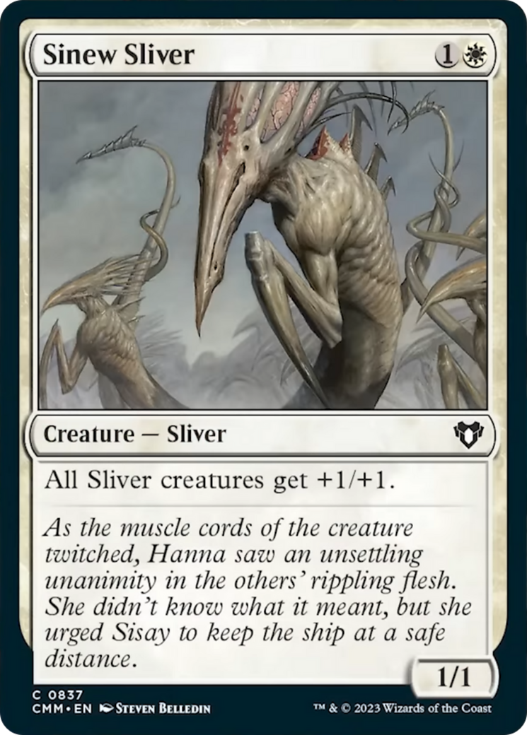 Sinew Sliver [Commander Masters] | The CG Realm