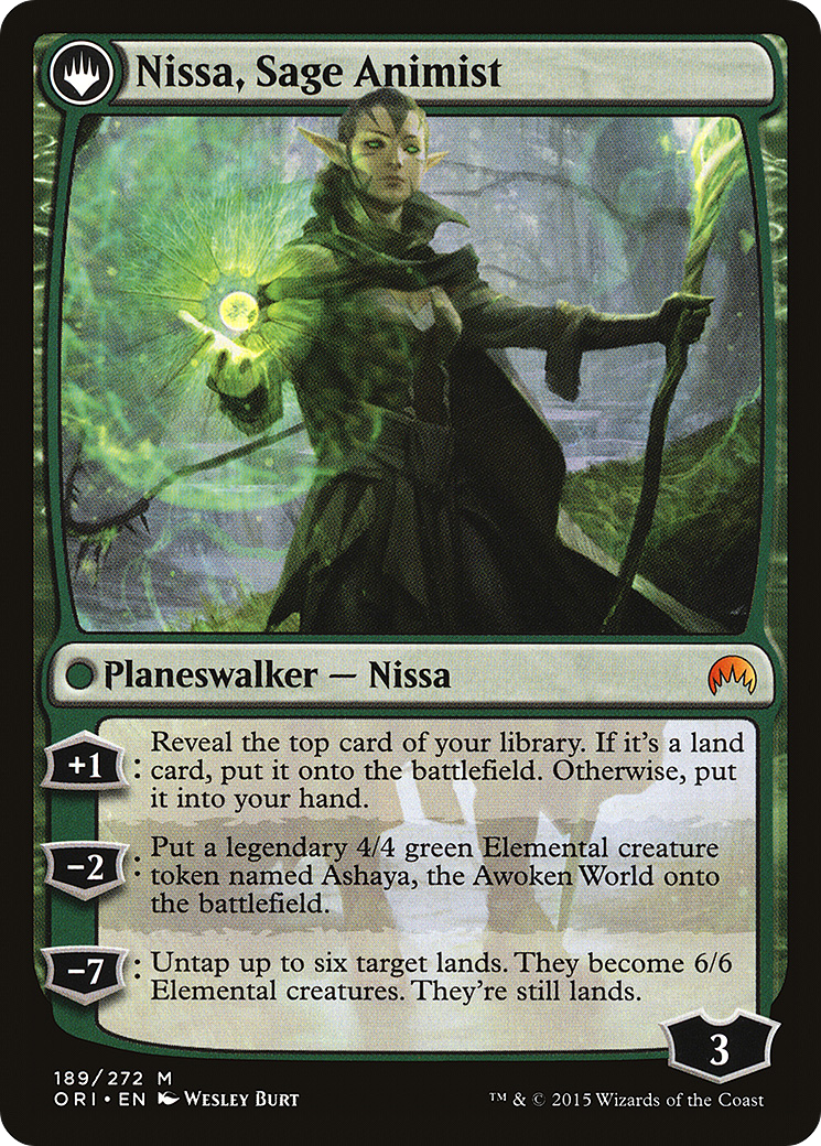 Nissa, Vastwood Seer // Nissa, Sage Animist [Secret Lair: From Cute to Brute] | The CG Realm