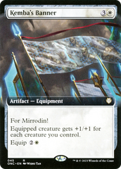 Kemba's Banner (Extended Art) [Phyrexia: All Will Be One Commander] | The CG Realm