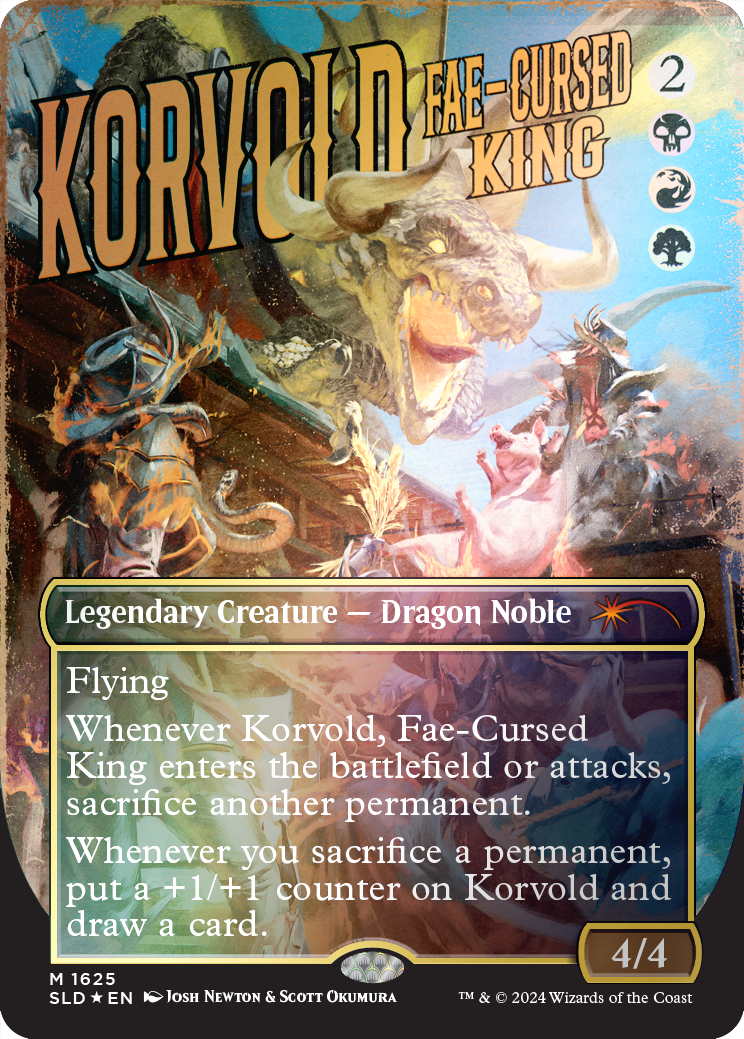 Korvold, Fae-Cursed King (Rainbow Foil) [Secret Lair Drop Series] | The CG Realm