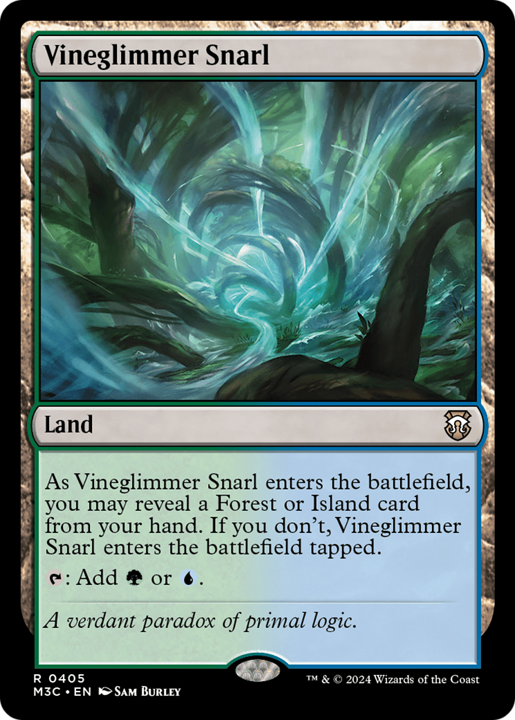 Vineglimmer Snarl (Ripple Foil) [Modern Horizons 3 Commander] | The CG Realm