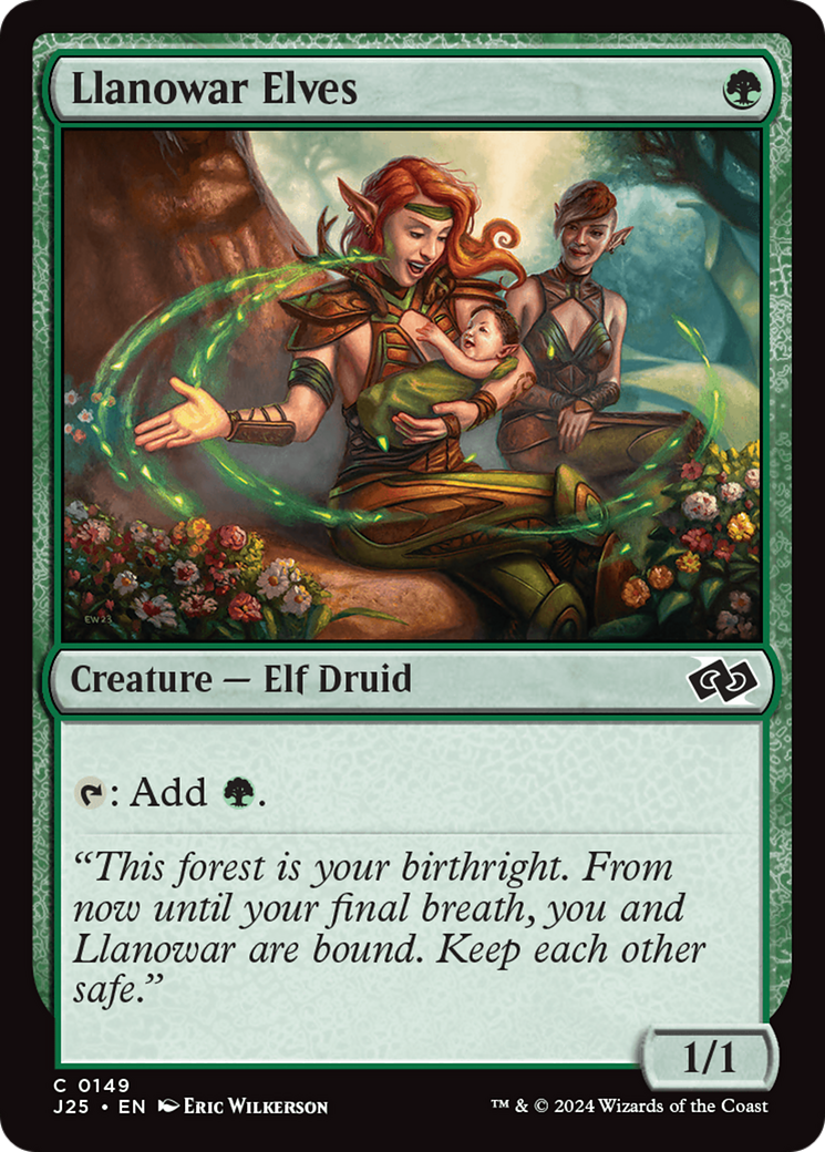 Llanowar Elves [Foundations Jumpstart] | The CG Realm