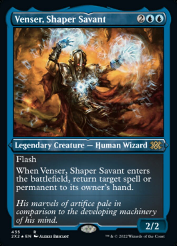 Venser, Shaper Savant (Foil Etched) [Double Masters 2022] | The CG Realm