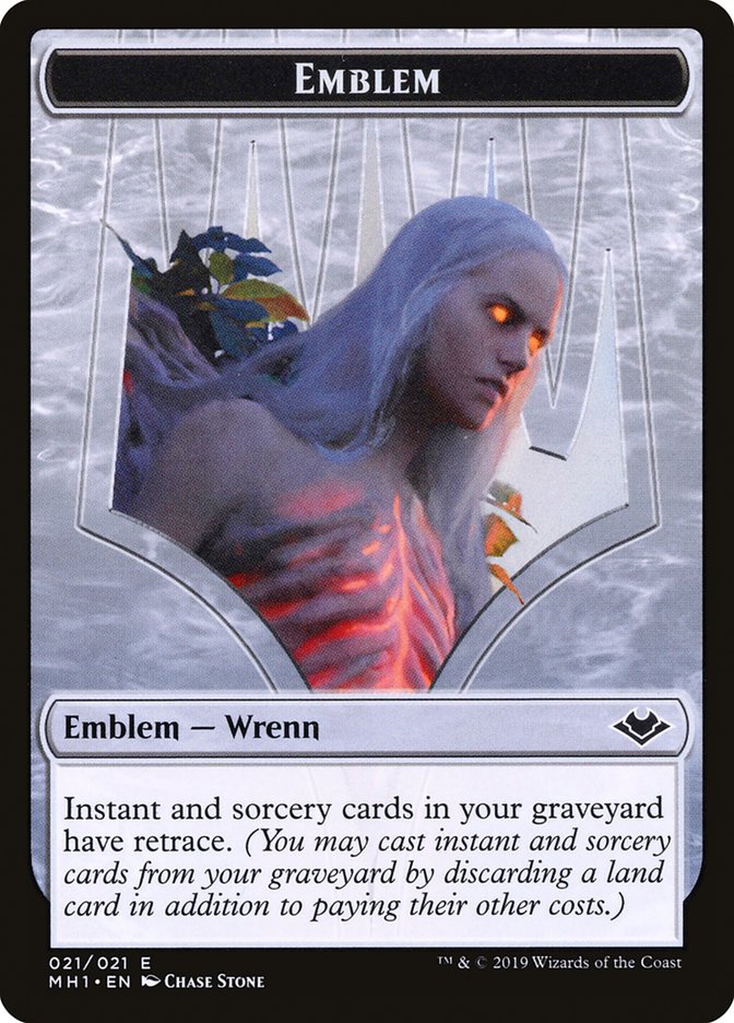 Illusion (005) // Wrenn and Six Emblem (021) Double-Sided Token [Modern Horizons Tokens] | The CG Realm