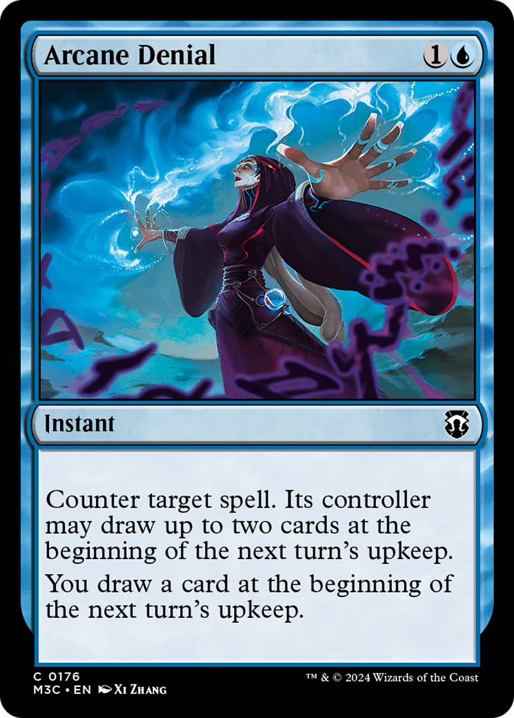 Arcane Denial (Ripple Foil) [Modern Horizons 3 Commander] | The CG Realm