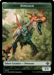 Map // Dinosaur (0010) Double-Sided Token [The Lost Caverns of Ixalan Tokens] | The CG Realm