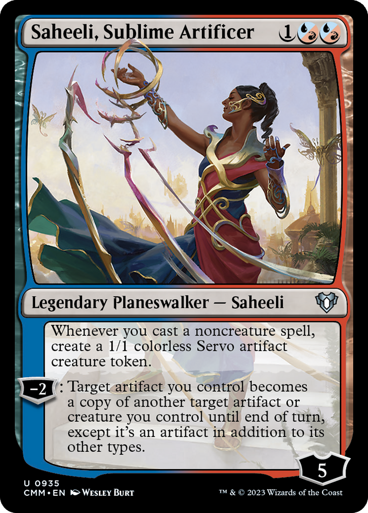 Saheeli, Sublime Artificer [Commander Masters] | The CG Realm