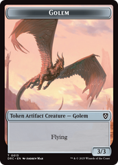 Construct // Golem (0013) Double-Sided Token [Aetherdrift Tokens] | The CG Realm