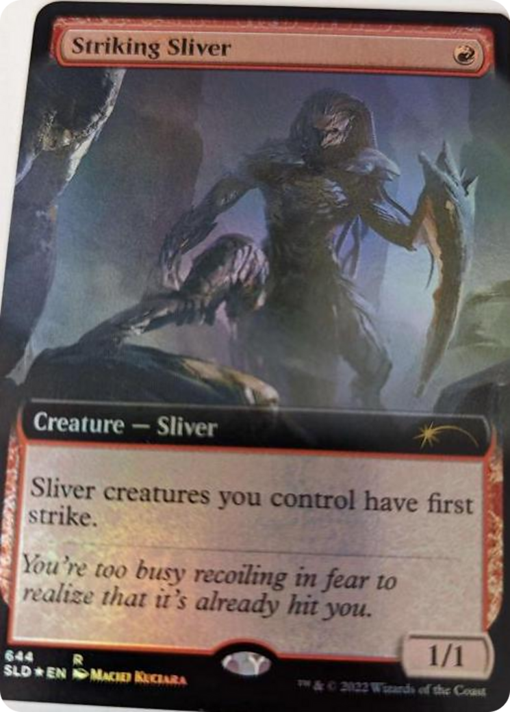 Striking Sliver (Extended Art) [Secret Lair Drop Series] | The CG Realm