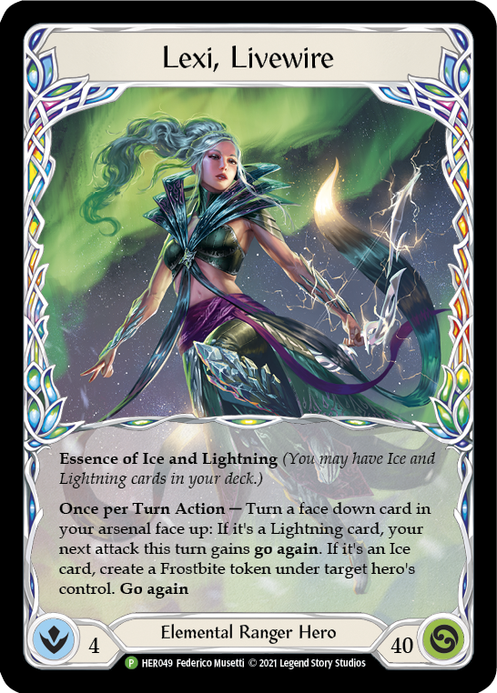 Lexi, Livewire [HER049] (Promo)  Rainbow Foil | The CG Realm