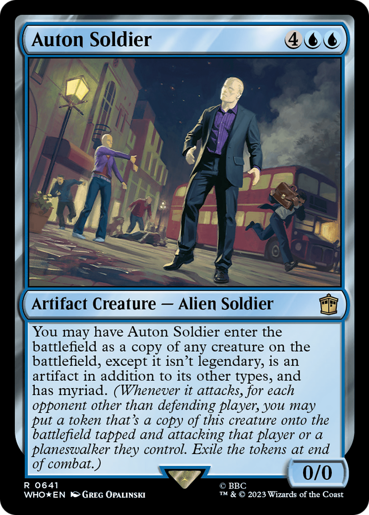 Auton Soldier (Surge Foil) [Doctor Who] | The CG Realm