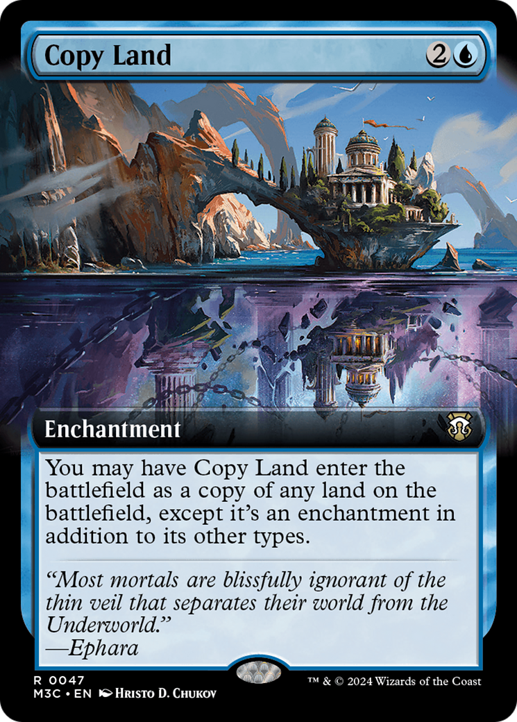 Copy Land (Extended Art) [Modern Horizons 3 Commander] | The CG Realm