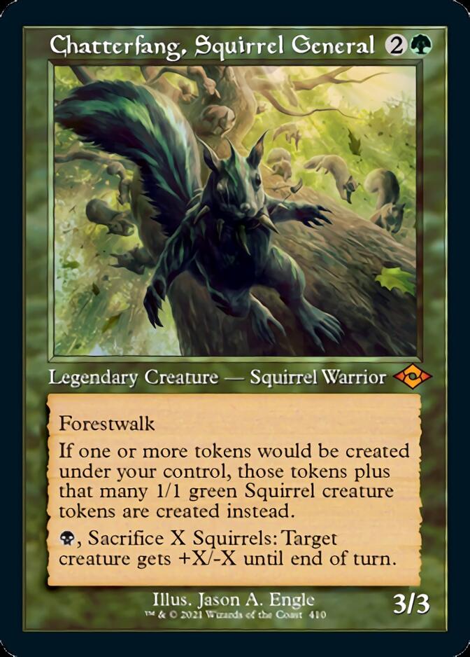 Chatterfang, Squirrel General (Retro Foil Etched) [Modern Horizons 2] | The CG Realm